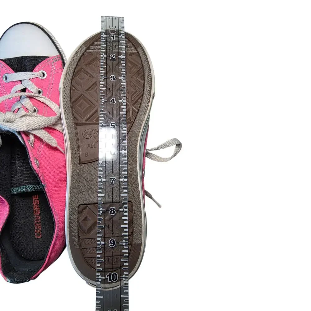 Converse All Star Barbie Pink Low Top Sneakers Junior Size 6 Canvas Streetwear